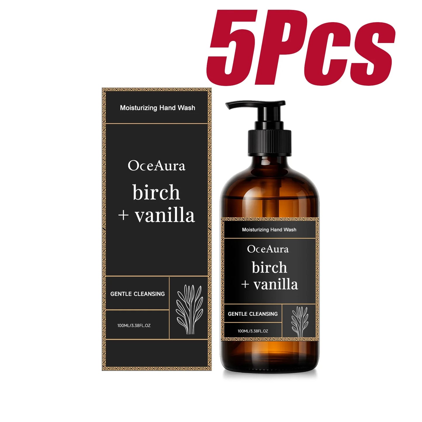 Vanilla Extract Moisturizing Hand Wash – Nourishing Liquid Soap