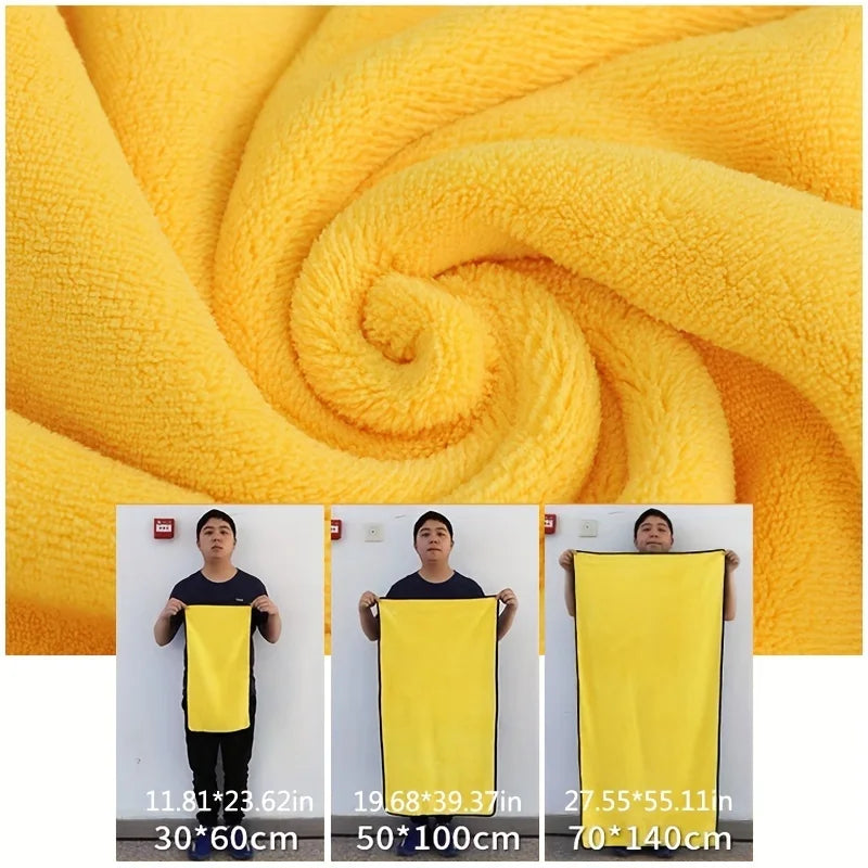 Quick-Dry Microfiber Pet Towel & Bathrobe for Dogs & Cats