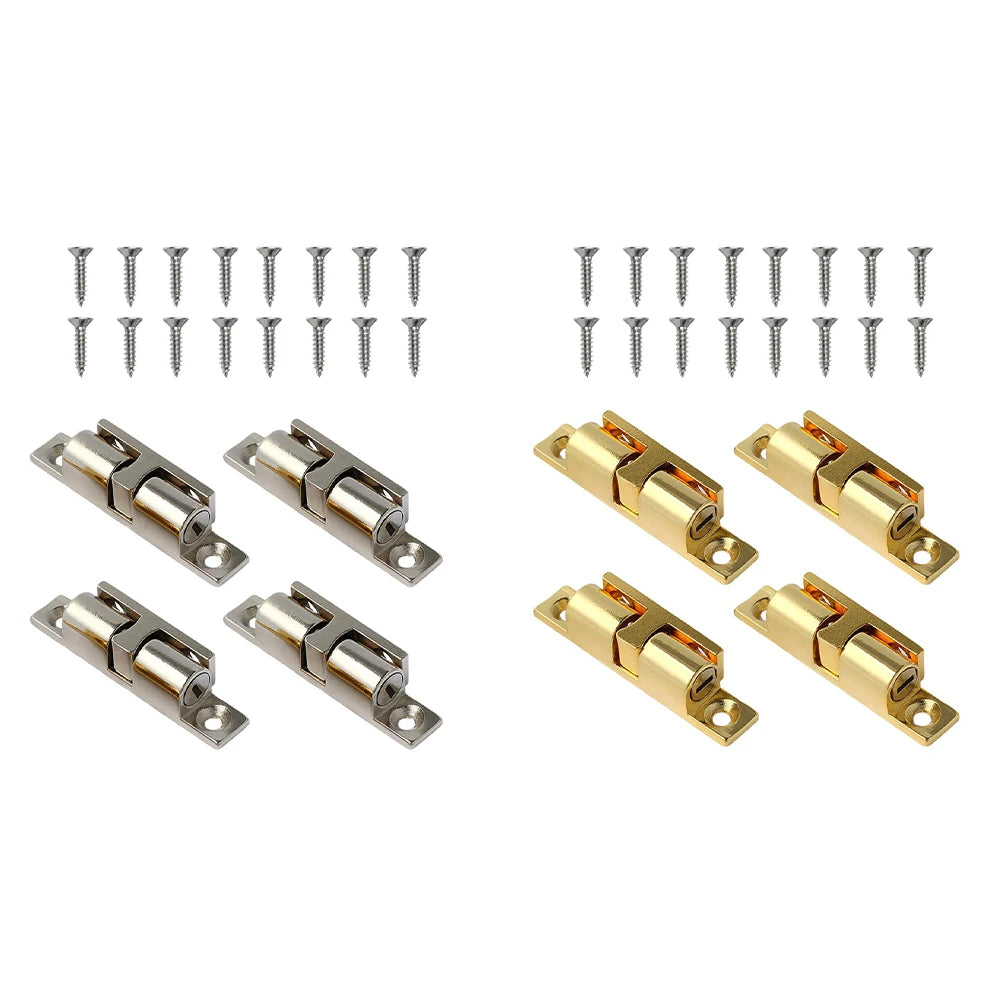 4 Zinc Alloy Cabinet Door Hinge Large Adjustable Brass Buckle