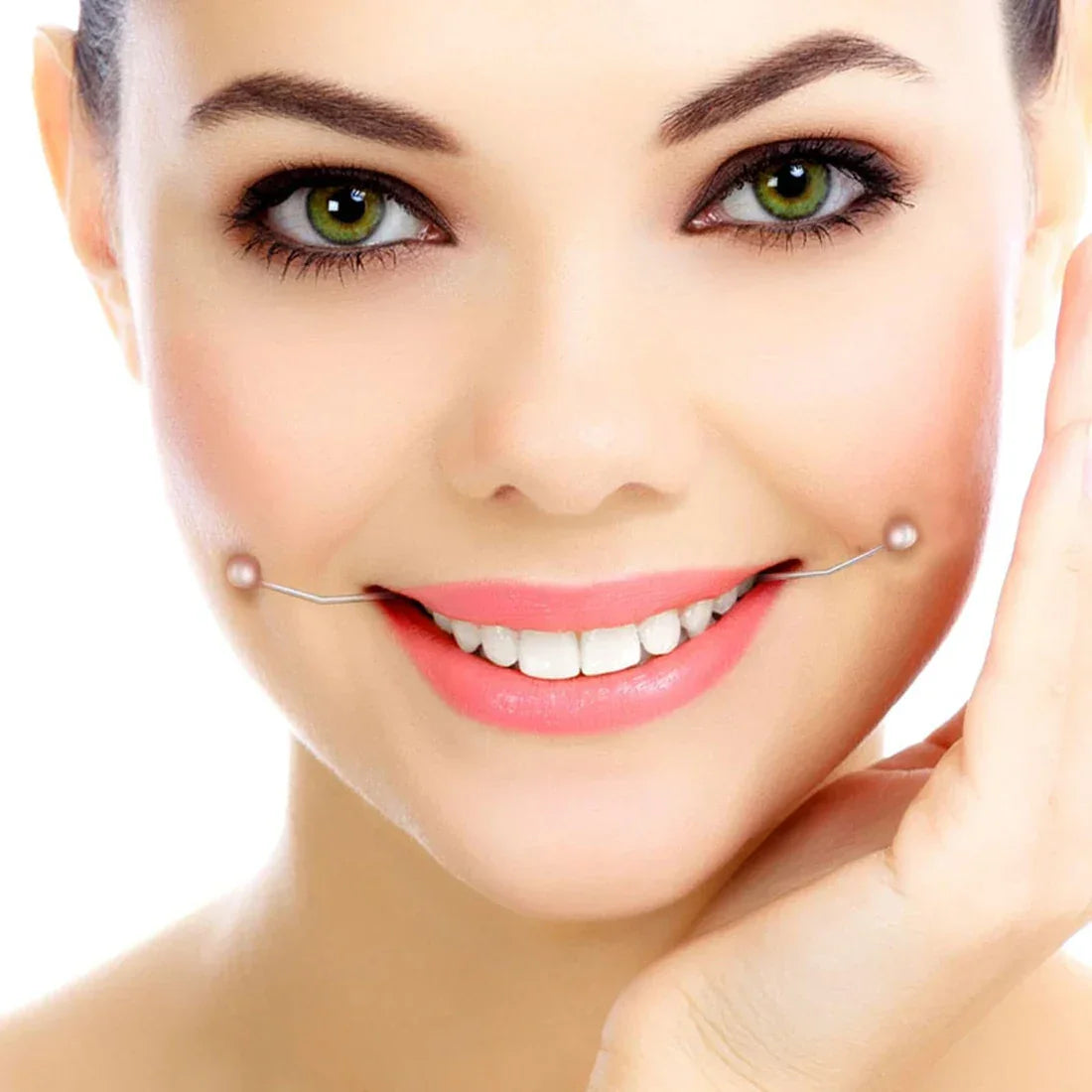 1 Pair Dimple Makers for Cheeks, Dimple Maker Balls for Face, Improve Your Smile,Easy to Wear, Dimple Trainer for Natural Dimple Peaceful Pleasures Health and Wellness