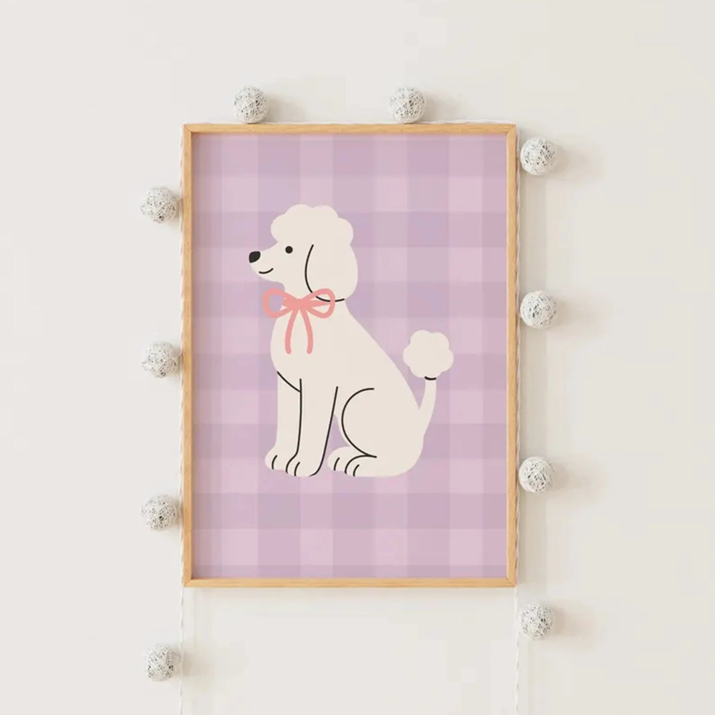 3-Piece Pastel Puppy Dog Canvas Wall Art | Kids Room Decor