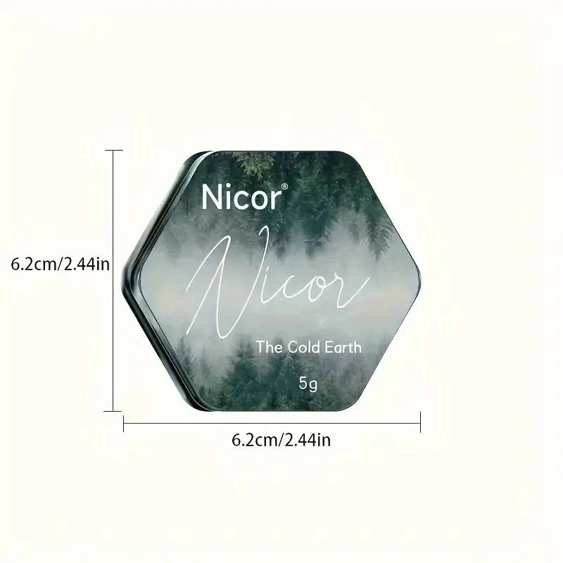 NICOR Men's Solid Perfume Balm – Portable EDP Fragrance 5g