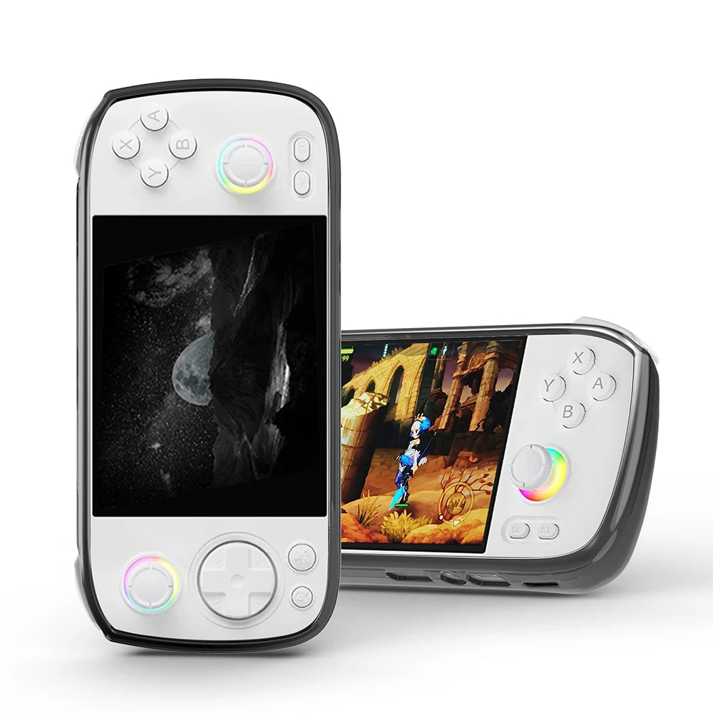 Suitable For ANBERNIC RG 406H Game Machine Protective Cover TPU Cooling Transparent Anti-Drop Case Comfortable To Touch Peaceful Pleasures Health and Wellness