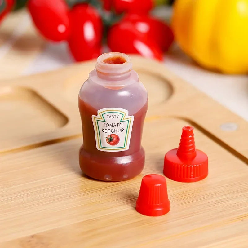Portable Mini Sauce Squeeze Bottles | Refillable Condiment Set