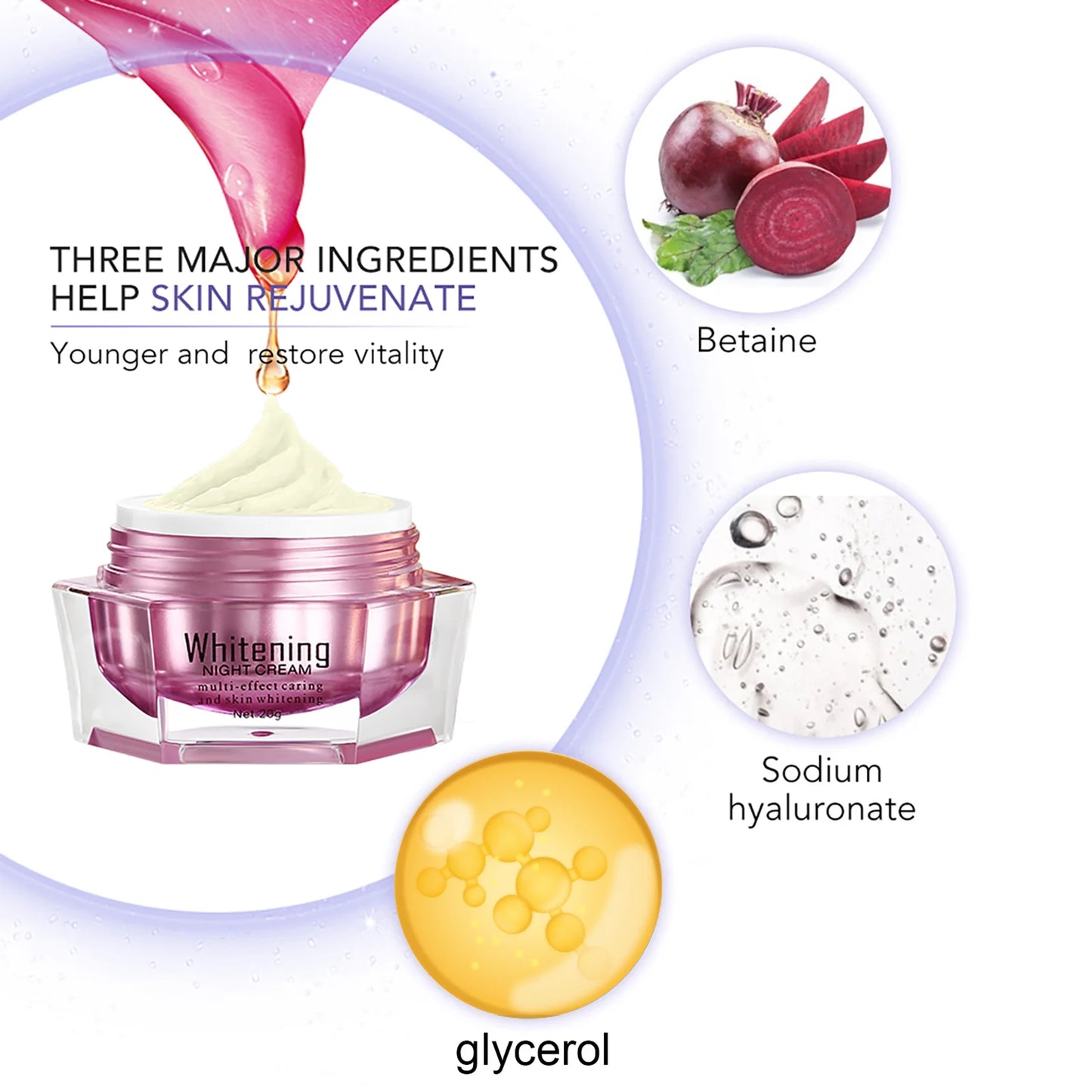 AILKE Brightening Anti-Wrinkle Face Cream | Collagen & Hyaluronic