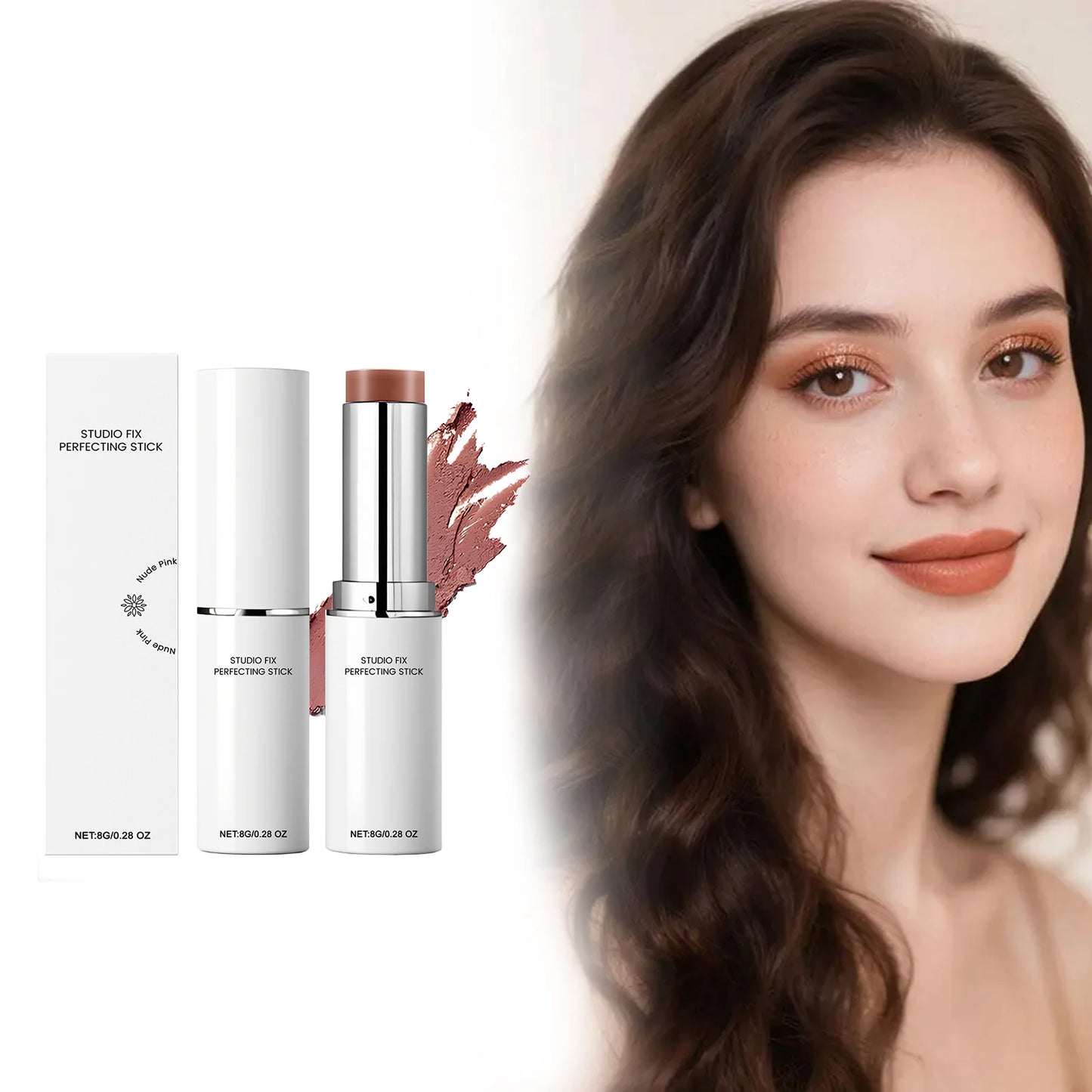 Concealer Foundation Stick Lightweight Long Lasting Waterproof Highlighter Cover Dark Circle Brightening Hydrating Face Makeup Peaceful Pleasures Health and Wellness