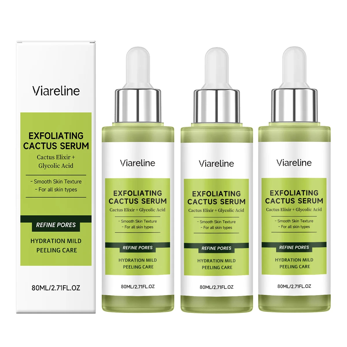 Cactus Essence Exfoliating Brightening Face Serum 80ml