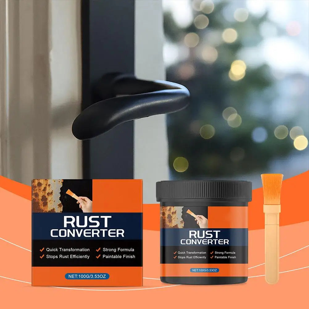 Rust Converter & Metal Primer Paint - Stops Rust Corrosion Inhibitor Coating For Automotive Marine Industrial Metal UV Resistant Peaceful Pleasures Health and Wellness