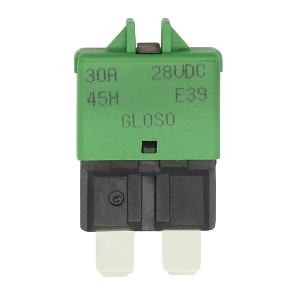 1/2PCS Circuit Breaker Blade Fuse 12V 24V Resettable 5-30A Marine RVs Automatic Reset Thermal Circuit Breaker Car Blade Fuse Box Peaceful Pleasures Health and Wellness F451 1PCS