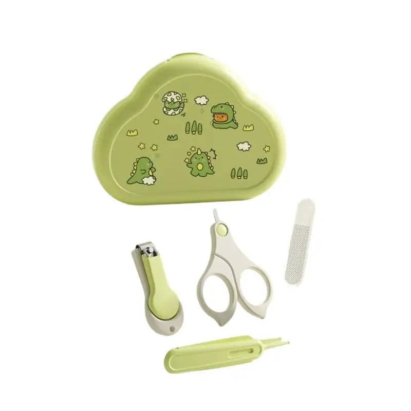 Baby Nail Care Kit – Trimmer, Scissors, File & Tweezers Set