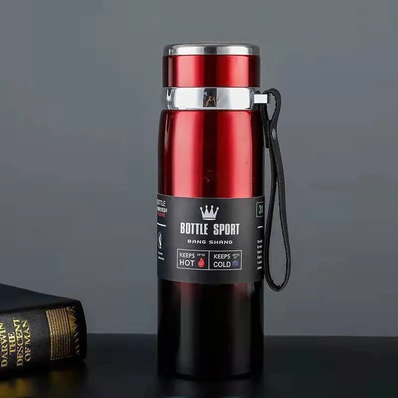 1000ml Stainless Steel Vacuum Thermos Flask – Leakproof & BPA-Free