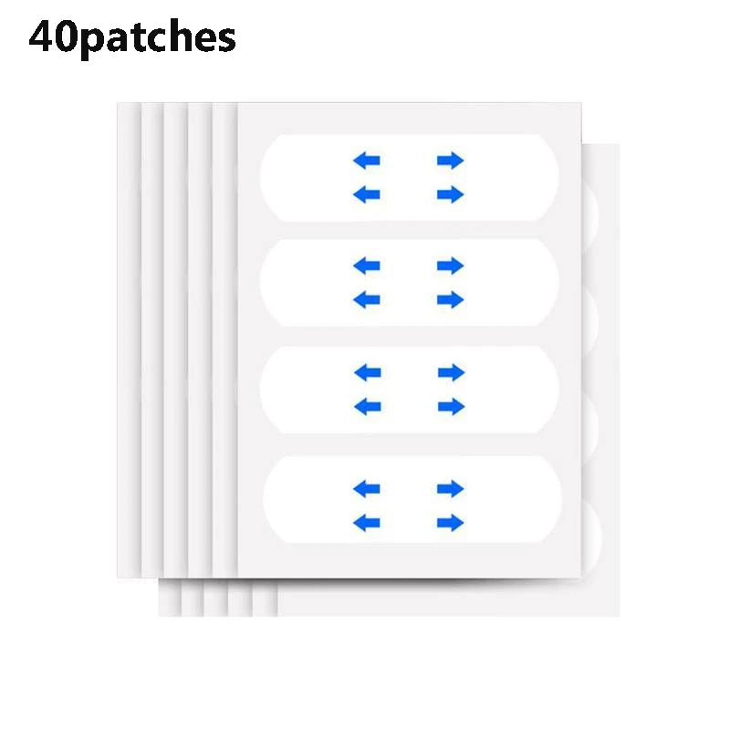 Eelhoe 40-Piece Invisible Face Lift Tape – Waterproof V-Line Lifting Stickers & Adhesive Face Patches for Instant Lift Peaceful Pleasures Health and Wellness 40 patches-b