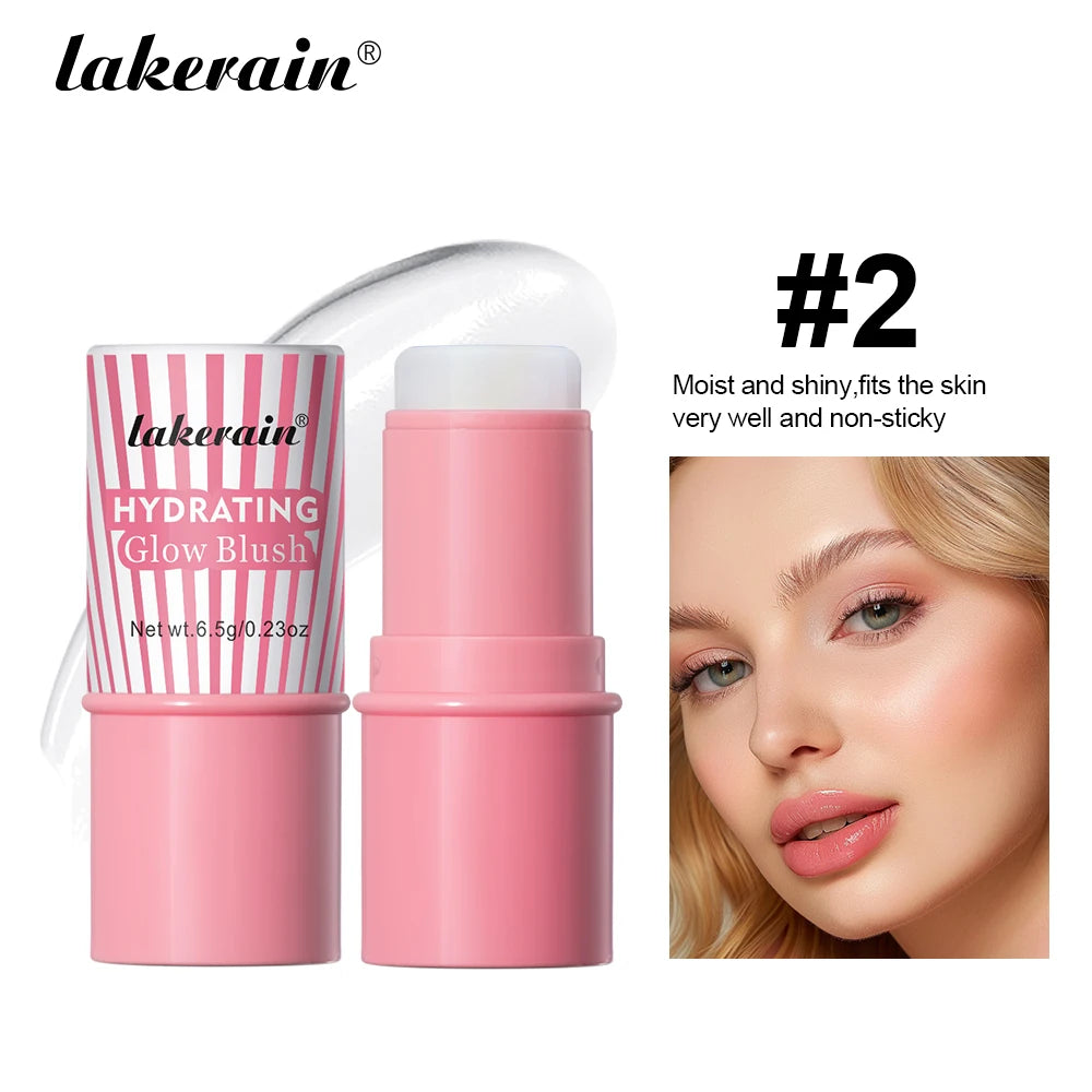 Cooling Water Jelly Blush Face Aqua Glow Pink Vital Girl Moisturizing Blush Natural Long Lasting Blush Stick Makeup For Women Peaceful Pleasures Health and Wellness 02
