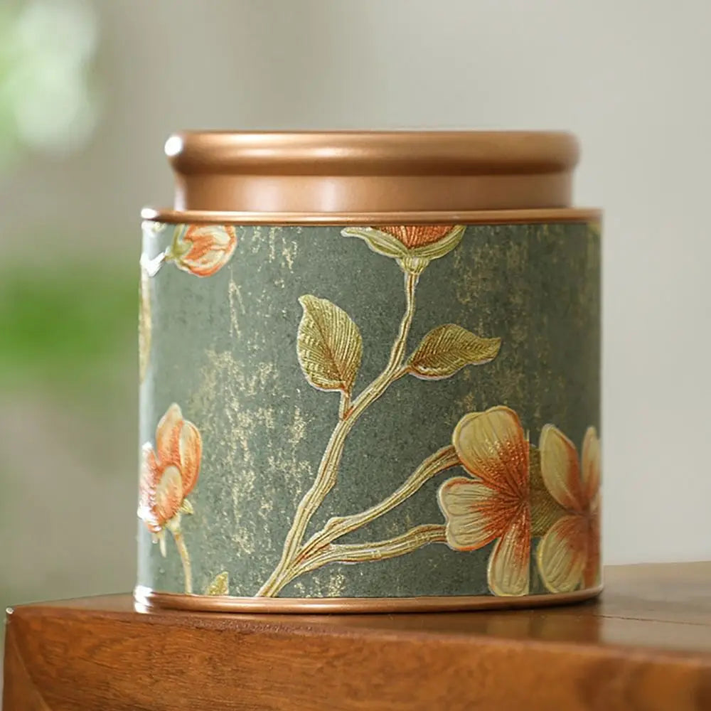 Airtight Tinplate Tea Storage Can – Food Grade Sealed Jar