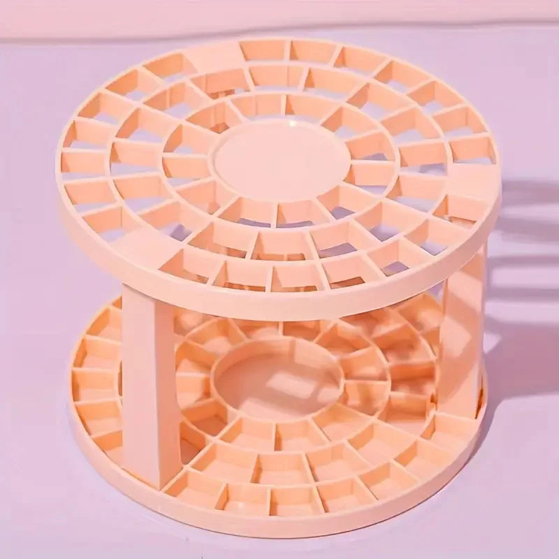 360° Rotating Makeup Organizer – Brush & Lipstick Holder
