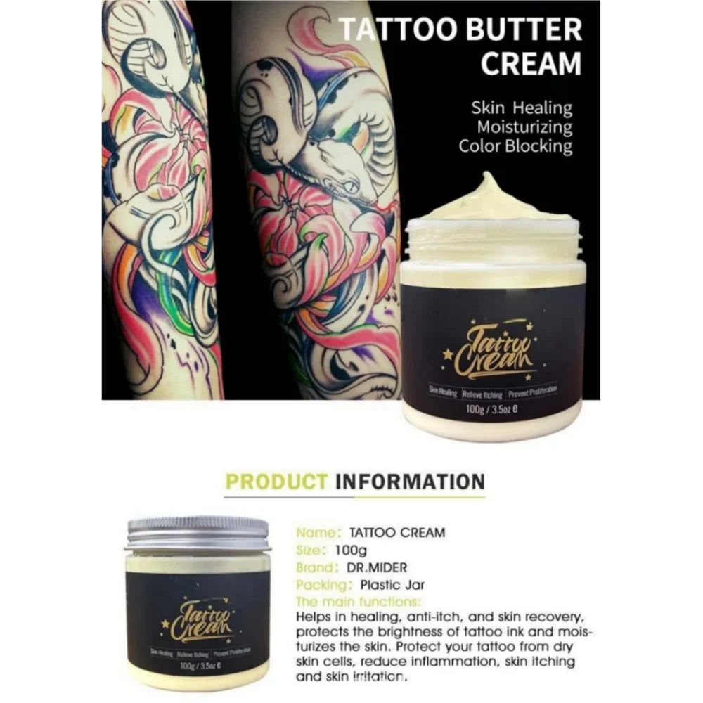 VamsLuna Tattoo Repair Cream 100g – Heal, Soothe & Moisturize