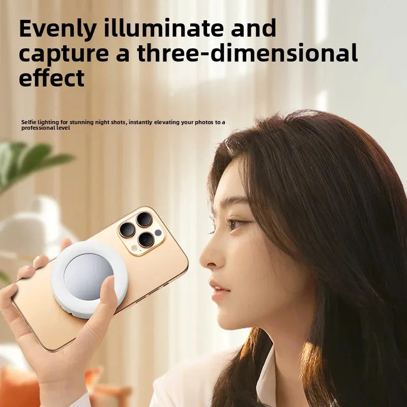 portable light for video shooting lamp RGB light photography light for photo shooting for iphone magnetic fill light phone Peaceful Pleasures Health and Wellness