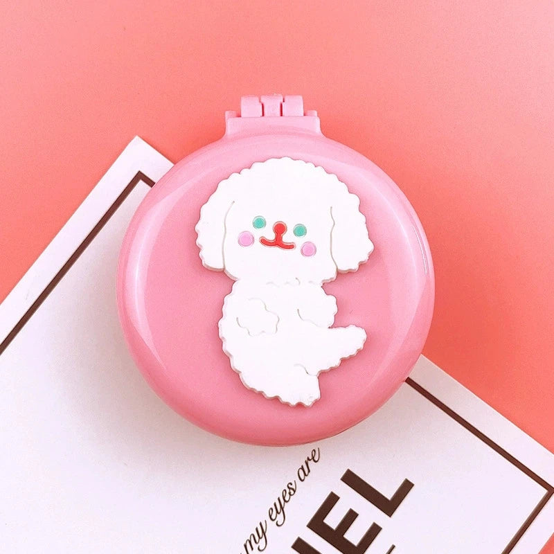 Mini Pocket Mirror Comb – Travel Tangle Remover Gift for Women