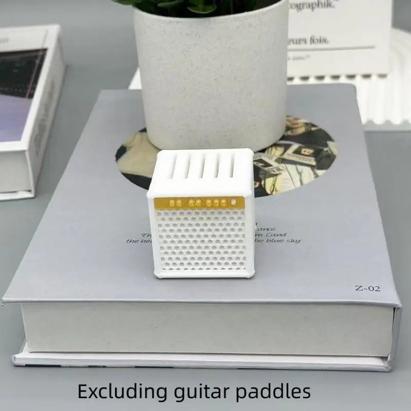 3D Printed Guitar Pick Holder – Vintage Amp Design, Holds 5 Picks