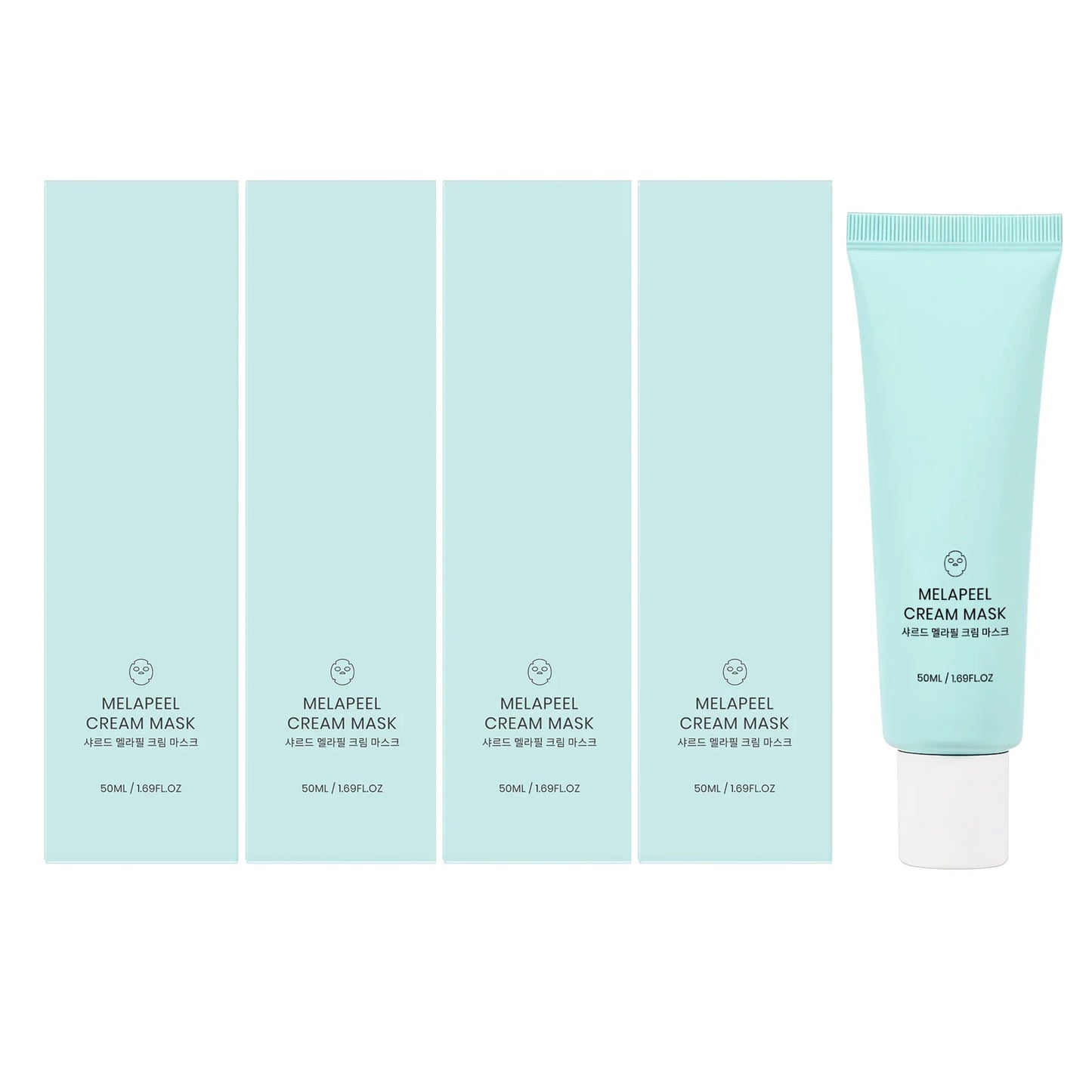 Eelhoe Whitening Peel-Off Facial Mask | Brighten & Smooth Skin Peel-Off Face Mask Peaceful Pleasures Health and Wellness 4 x 50ML Boxed