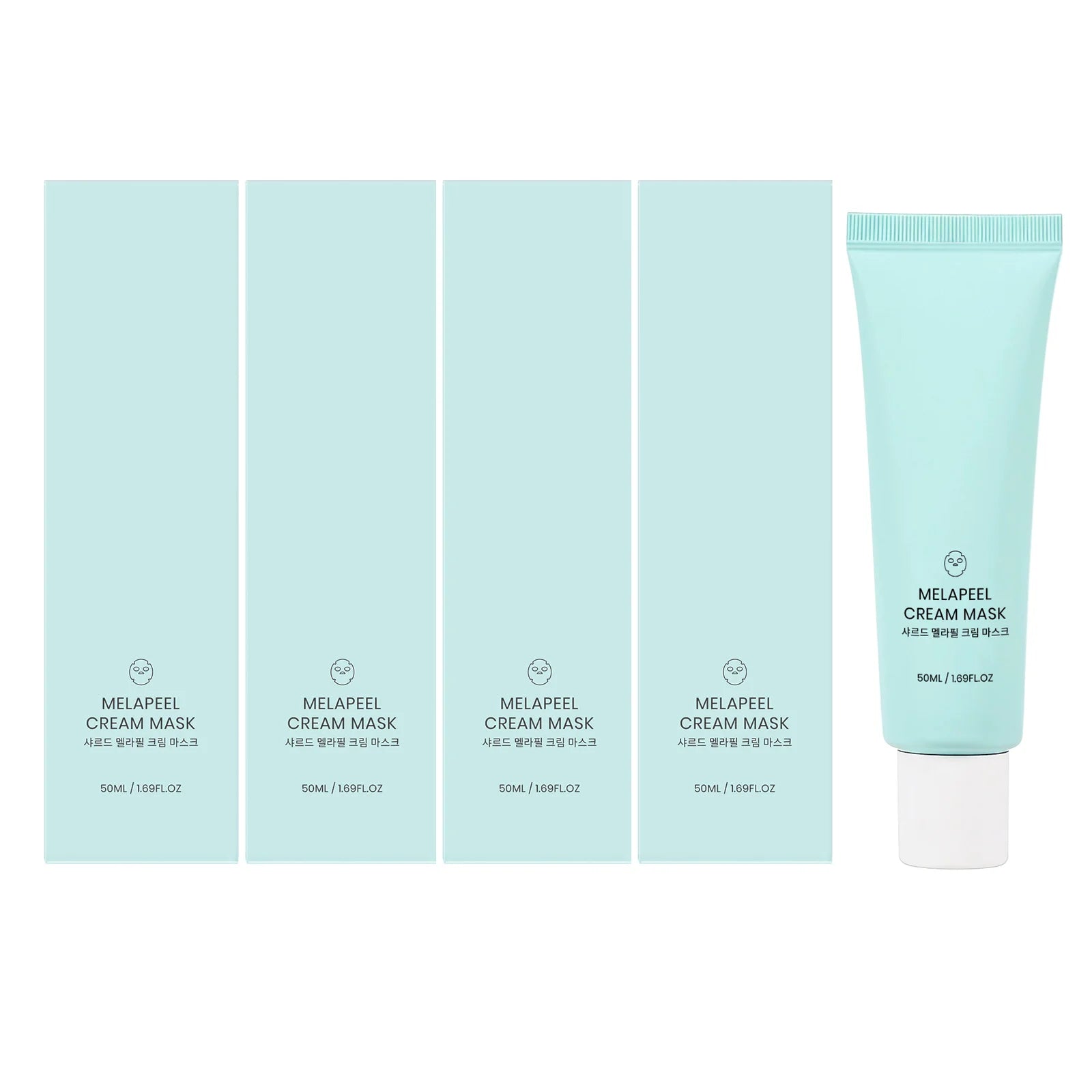 Eelhoe Whitening Peel-Off Facial Mask | Brighten & Smooth Skin Peel-Off Face Mask Peaceful Pleasures Health and Wellness 4 x 50ML Boxed