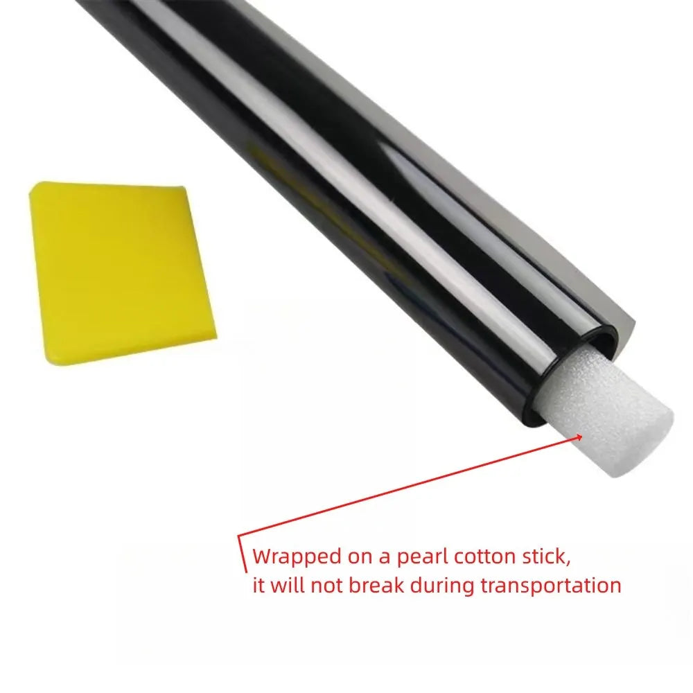 3M x 50CM Black Window Tint Film – UV & Solar Protection