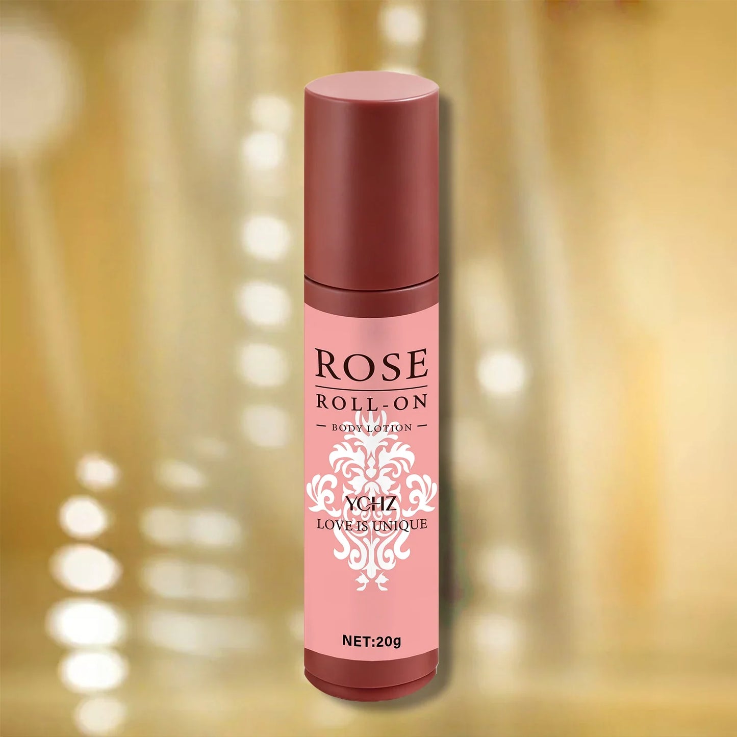 YCHZ Rose Roll-On Deodorant – 72-Hour Odor Protection, 20ml