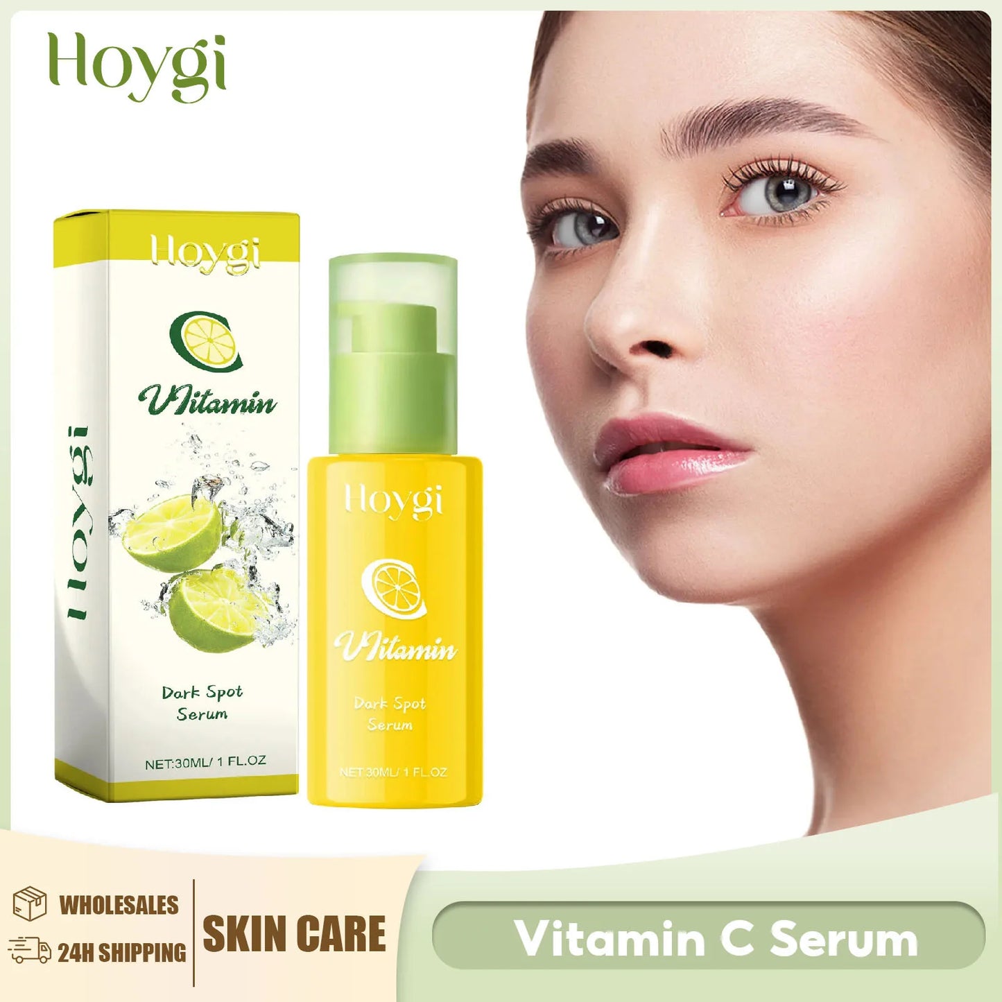 Vitamin C Serum Dark Spot Corrector Anti Pigementation Fade Melanin Shrink Pores Remove Fine Line Nourishing Brightening Essence Peaceful Pleasures Health and Wellness