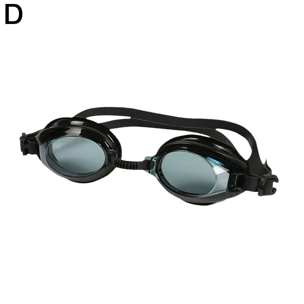 Silicone Waterproof Anti-fog Swimming Goggles for Adults & Kids Peaceful Pleasures Health and Wellness Black