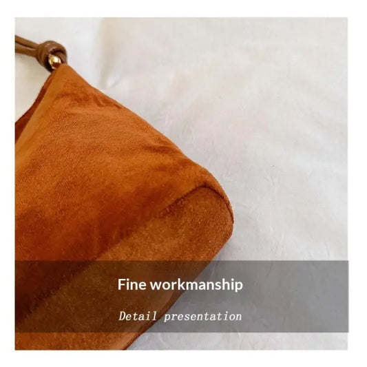 Women's Suede PU Tote Shoulder Bag | Large Capacity Letter Pattern Women's Shoulder Tote Bag Oasis Select