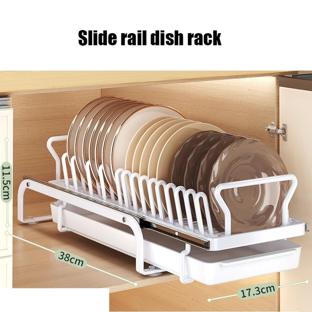 Carbon Steel Dish Drainer Rack | Kitchen Countertop Organizer