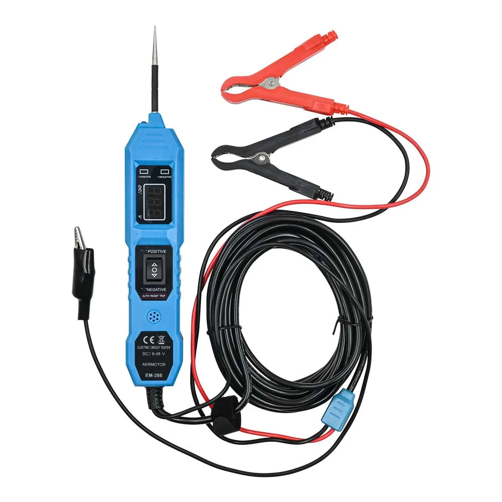Automotive Circuit Tester Voltage Display LED Probe Kit 6-48V