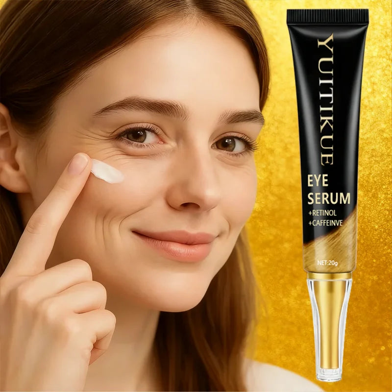 YUITIKUE Caffeine Eye Cream 20g - Fast-Acting Firming & Lifting, Energizes Eye Area, Day & Night Use, Reduces Puffiness Peaceful Pleasures Health and Wellness
