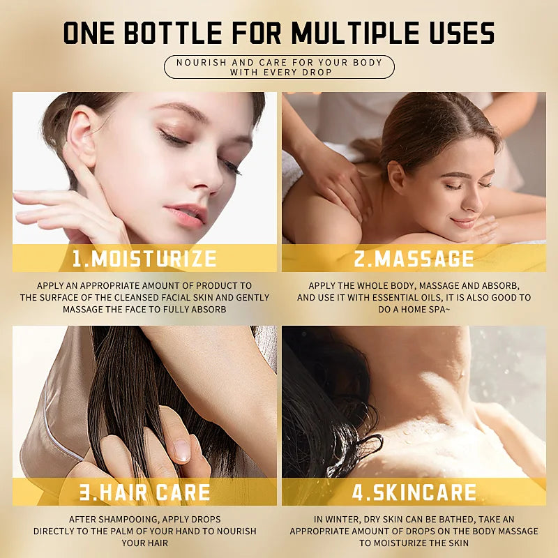 Multipurpose Body Massage Oil – Moisturizing Hair & Face Care