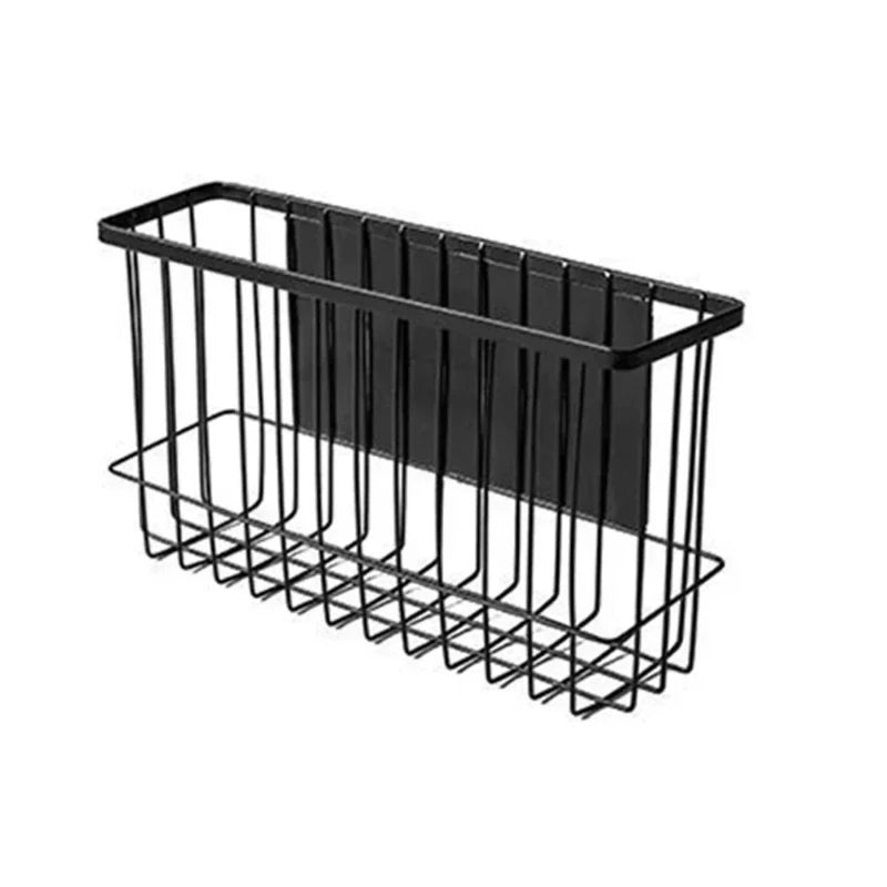 Magnetic Kitchen Storage Rack – Punch-Free Spice & Fridge Shelf