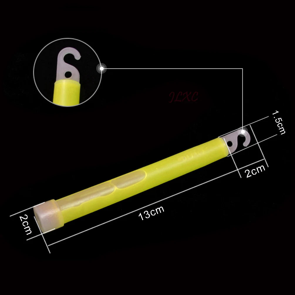 6inch 10 pcs Glow Stick 24-hour Chemical Fluorescent Colorful Light Camping Decoration Party Club Emergency survival tools Peaceful Pleasures Health and Wellness