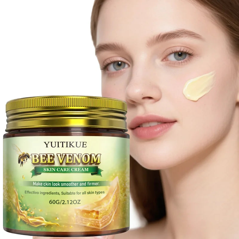 Yuitikue Bee Venom Skin Care Cream, 60g Firming & Smoothing Face & Body Cream, Suitable for All Skin Types Peaceful Pleasures Health and Wellness