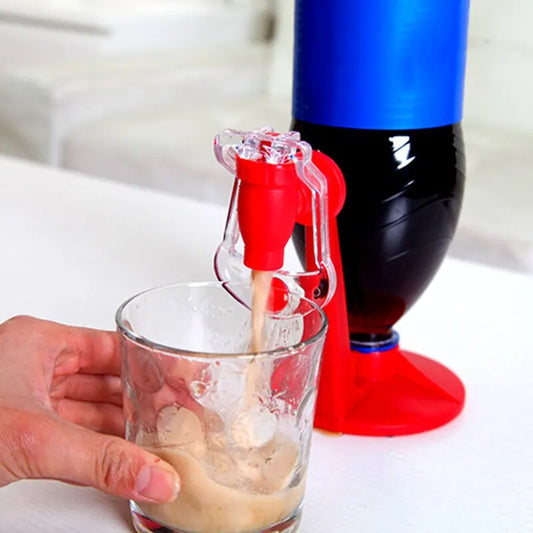 Creative Manual Pressurized Carbonated Beverage Machine To Drink Portable Cola Drinker Upside Down To Drink Soda Water Peaceful Pleasures Health and Wellness