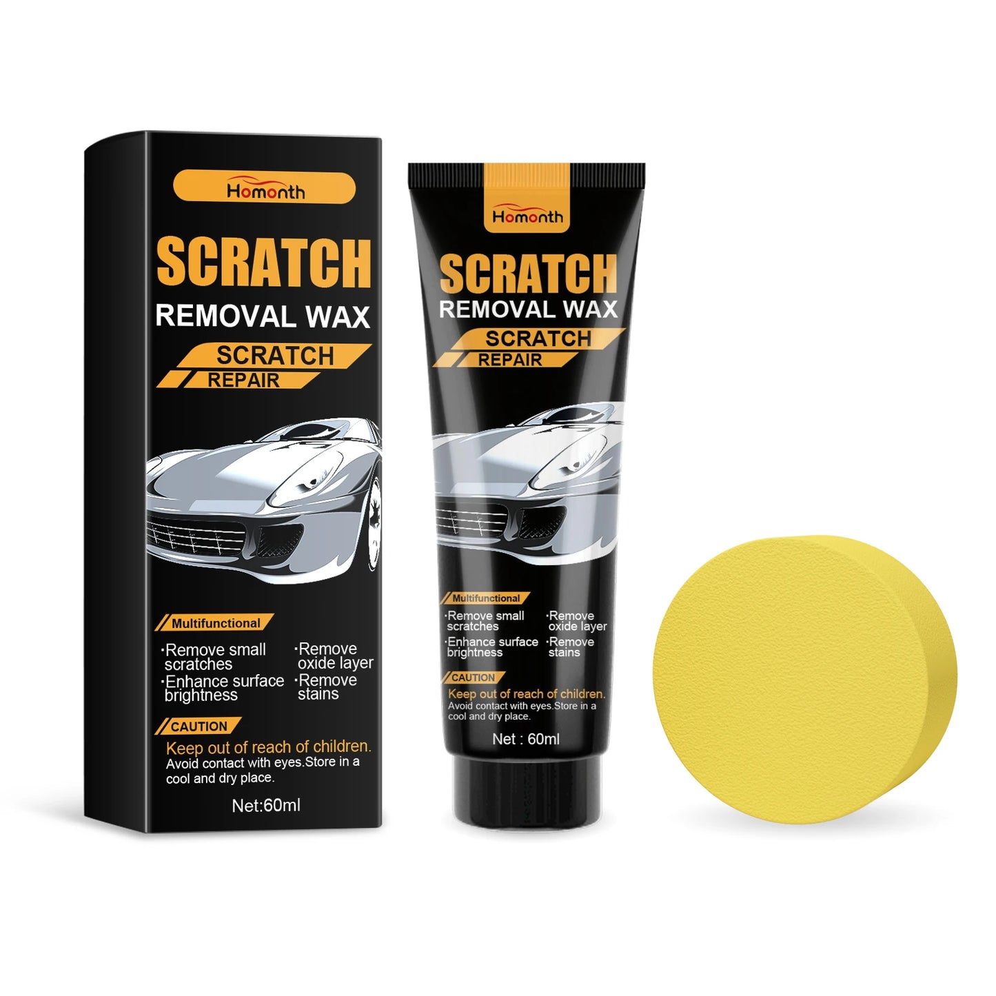 Homonth Car Scratch Repair Cream | Remove Oxidation & Restore Gloss