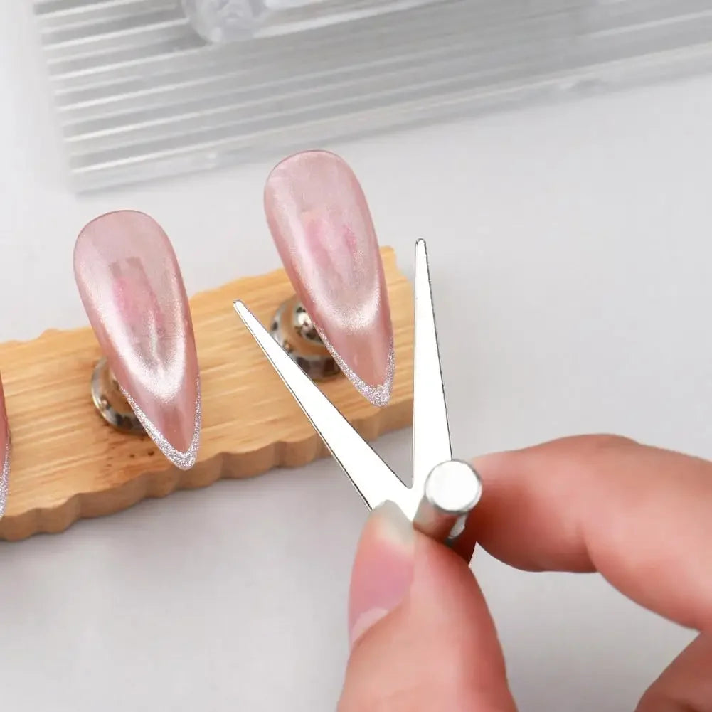 Cat Eye Nail Magnet for Nails,3PCS French Cat Eye Magnet Tool,Stainless Steel Cat Eye Nail Magnetic Rod for DIY & Nail Salon Peaceful Pleasures Health and Wellness