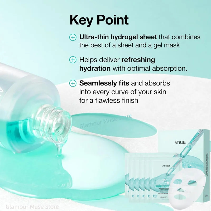Anua PDRN Hyaluronic Acid Serum Mask – K-Beauty 10 Sheets