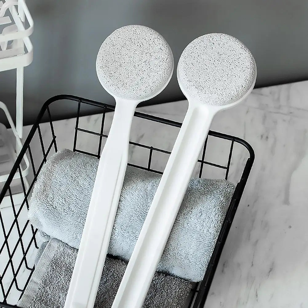Long Handle Foot Scrubber Brush with Pumice Stone | Foot Care