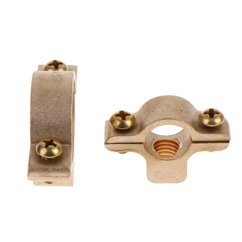 15-40MM OD Tube Brass M10 Pipe Clamp Durable Bracket Hanger Fixation Support for Water Gas Plumbing Hardware Peaceful Pleasures Health and Wellness