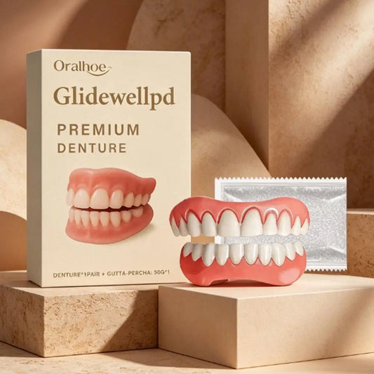 Silicone Denture Set Comfortable Beautify Repair Interdental Teeth Gaps Enhance Smile Reusable Premium Healthy Denture Care Set Peaceful Pleasures Health and Wellness