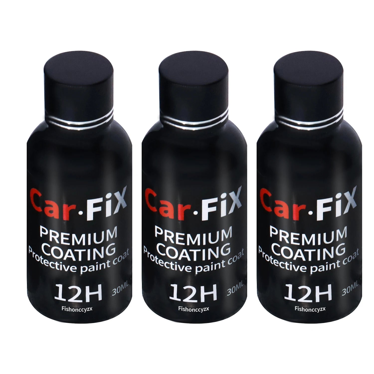 3PCS 12H Car Liquid Ceramic Coat Super Hydrophobic Glass Coating Set Polysiloxane and Nano Materials Ceramics for Cars Peaceful Pleasures Health and Wellness