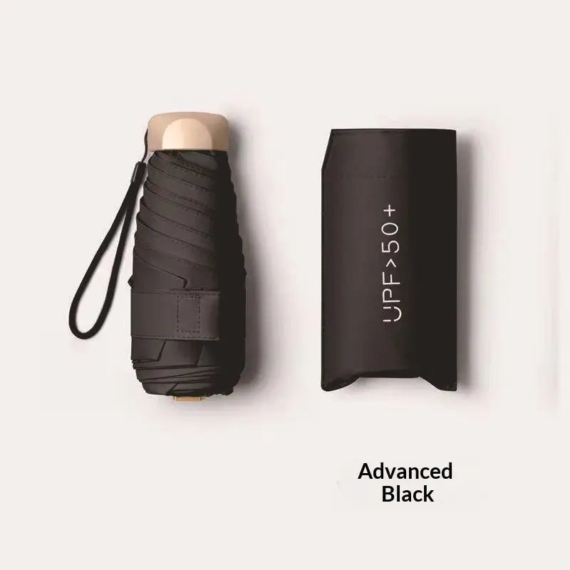 Mini Foldable Travel Umbrella – UPF 50+ UV Protection Pocket Size