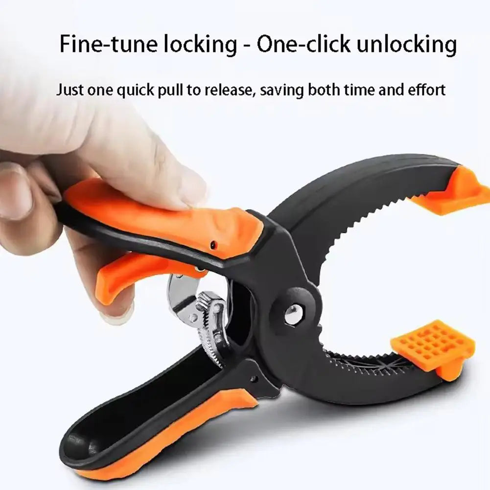Heavy-Duty Plastic Spring Clips Woodwork Clamp Quick Securing Ratchet Pliers for Crafts, Woodworking Hand Fixing Tools 6/8 Inch Peaceful Pleasures Health and Wellness