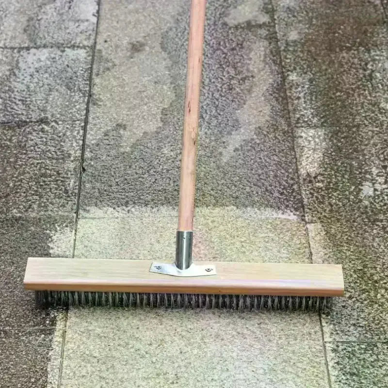 Heavy Duty Steel Wire Deck Brush Head 20cm 30cm 50cm