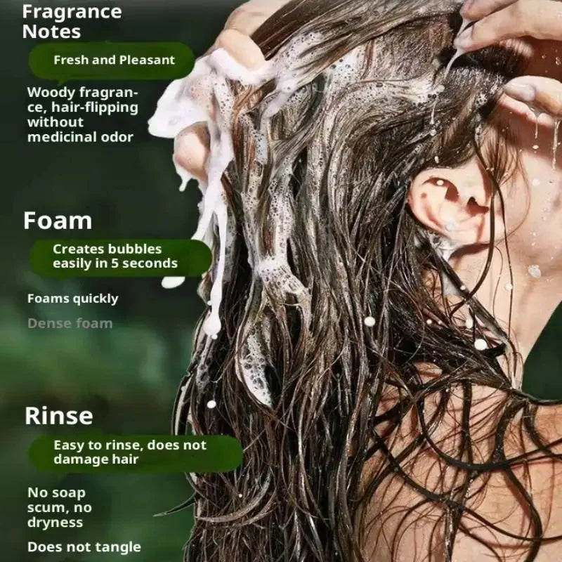 Usman Grass & Platycladus Herbal Shampoo Bar | Strengthen Hair