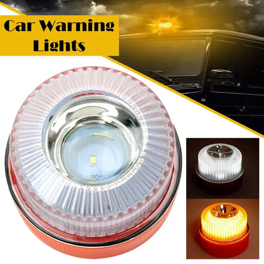 V16 LED Magnetic Strobe Warning Light | Car Emergency Safety Beacon Car Warning Light Peaceful Pleasures Health and Wellness
